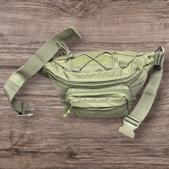 Highland Tactical Other - TACTICAL CCW FANNY PACK, MOBILITY WAIST PACK | GRN. Offwlcm, exclt cdtn.